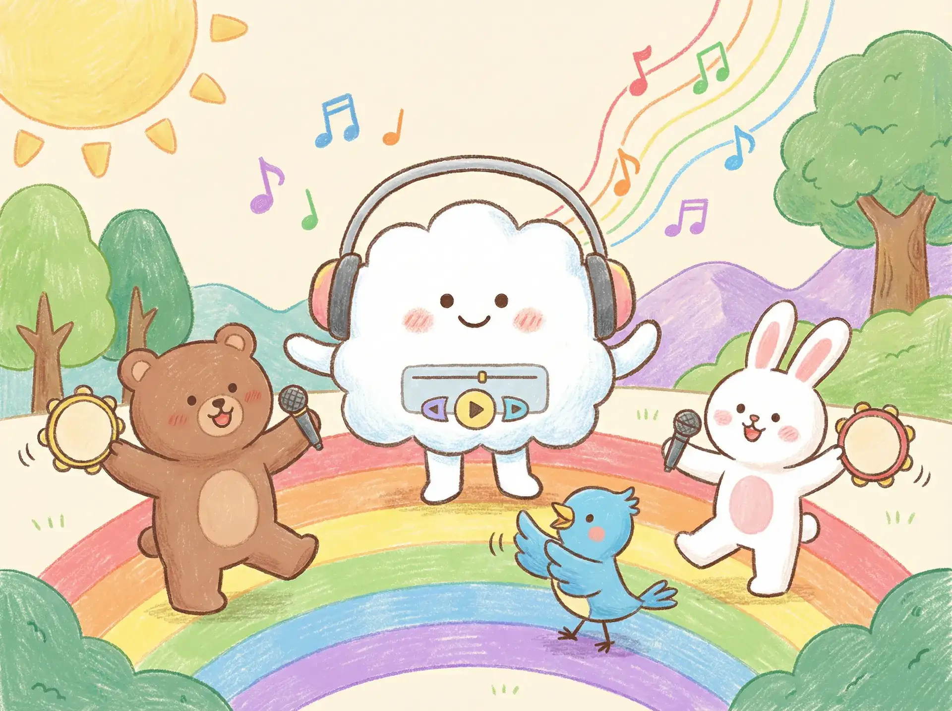 小朋友的音乐绘画 - 妈妈的朋友 韩国 艺术启蒙